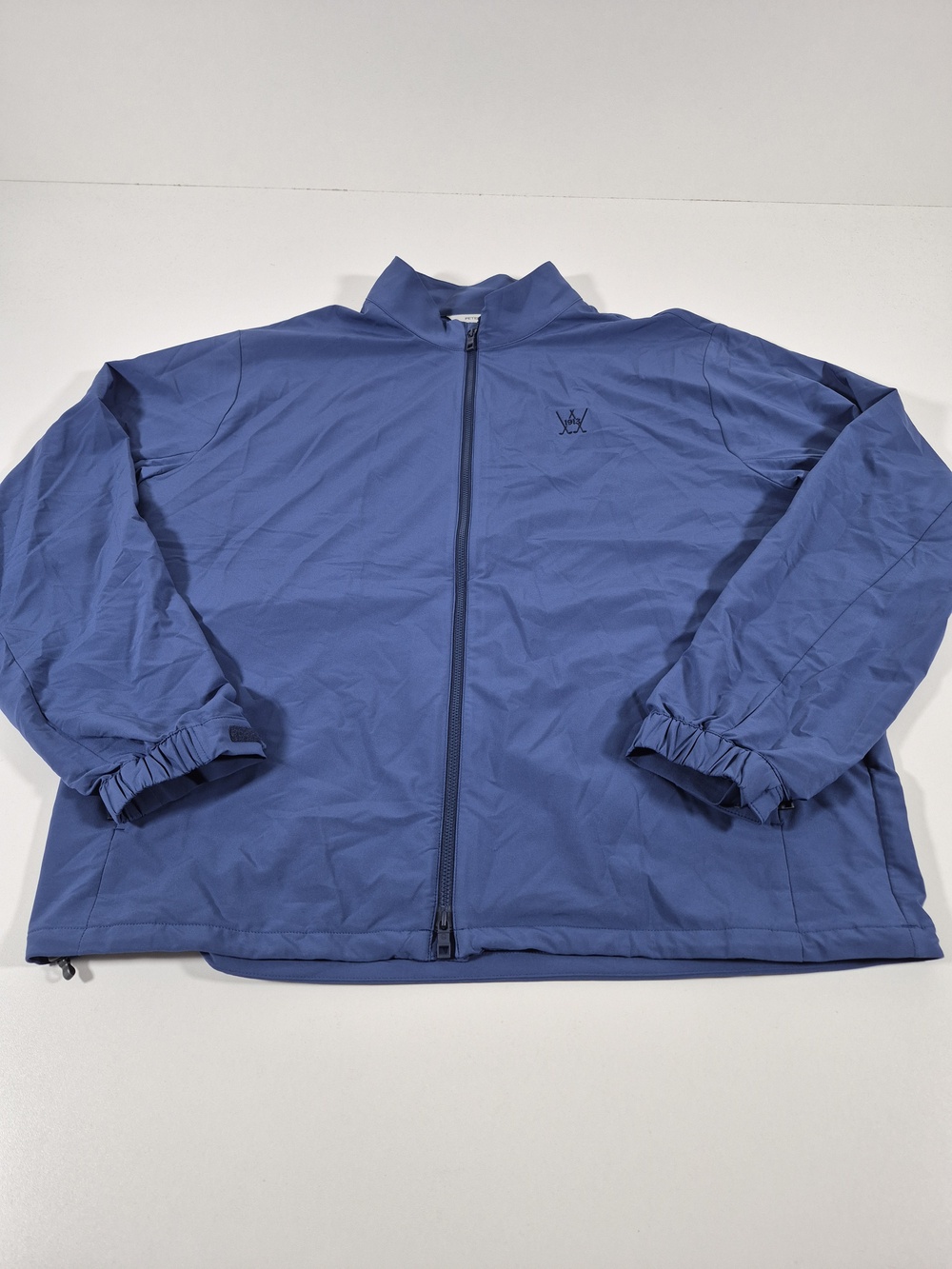 Peter Millar Dunes Jacket Performance XL Blue Golf 1913 Logo